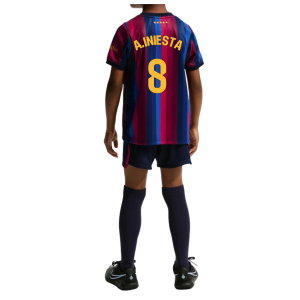 2026-2027 Barcelona Home Little Kids Mini Kit (A.Iniesta 8)
