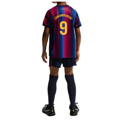 2026-2027 Barcelona Home Little Kids Mini Kit (Lewandowski 9)
