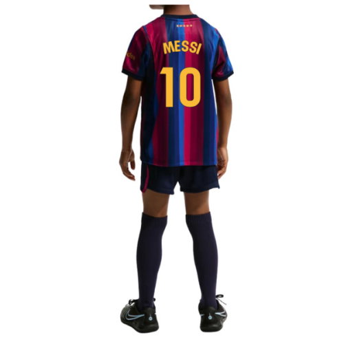 2026-2027 Barcelona Home Little Kids Mini Kit (Messi 10)