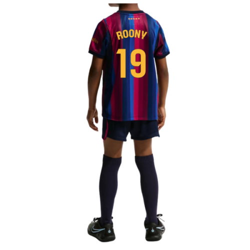 2026-2027 Barcelona Home Little Kids Mini Kit (Roony 19)