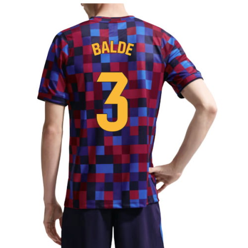 2026-2027 Barcelona Home Pre Match Top (Noble Red/Blue) (Balde 3)