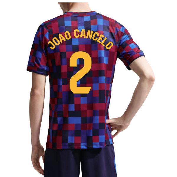 2026-2027 Barcelona Home Pre Match Top (Noble Red/Blue) (Joao Cancelo 2)