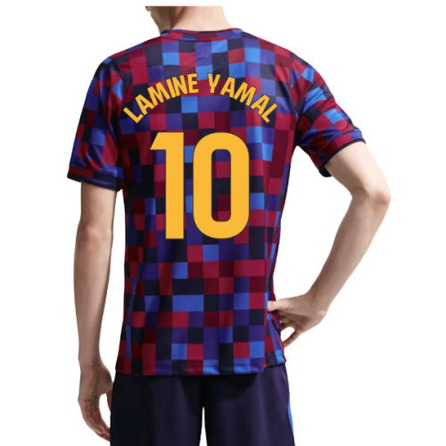 2026-2027 Barcelona Home Pre Match Top (Noble Red/Blue) (Lamine Yamal 10)