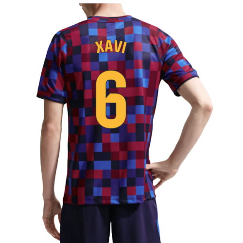 2026-2027 Barcelona Home Pre Match Top (Noble Red/Blue) (Xavi 6)