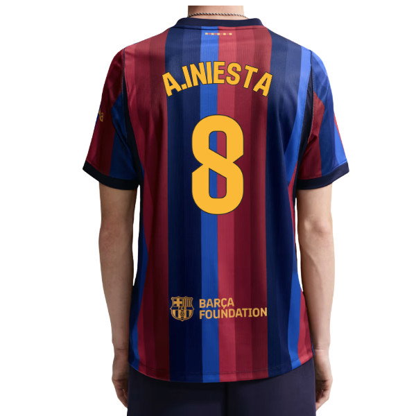 2026-2027 Barcelona Home Shirt (A.Iniesta 8)