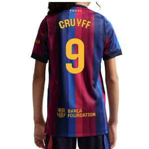 2026-2027 Barcelona Home Shirt (Kids) (Cruyff 9)