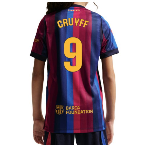 2026-2027 Barcelona Home Shirt (Kids) (Cruyff 9)