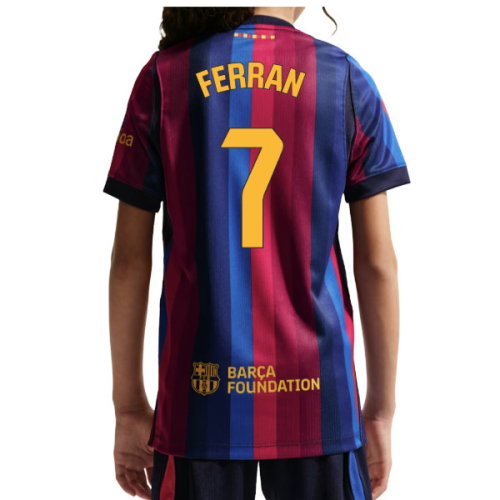 2026-2027 Barcelona Home Shirt (Kids) (Ferran 7)