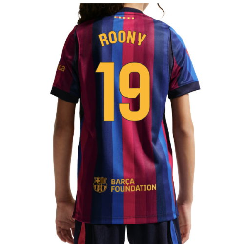 2026-2027 Barcelona Home Shirt (Kids) (Roony 19)