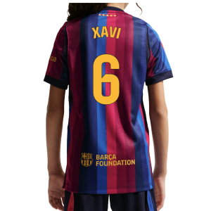 2026-2027 Barcelona Home Shirt (Kids) (Xavi 6)