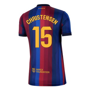 2026-2027 Barcelona Home Shirt (Womens) (Christensen 15)