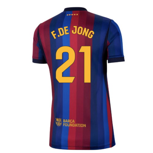 2026-2027 Barcelona Home Shirt (Womens) (F.De Jong 21)
