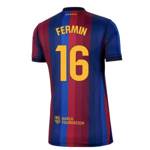 2026-2027 Barcelona Home Shirt (Womens) (Fermin 16)