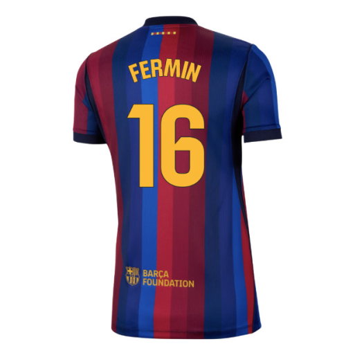 2026-2027 Barcelona Home Shirt (Womens) (Fermin 16)