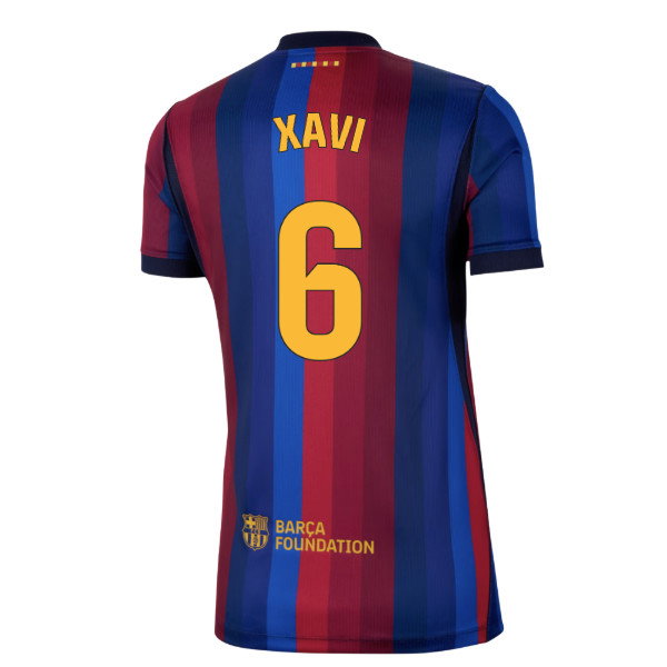 2026-2027 Barcelona Home Shirt (Womens) (Xavi 6)