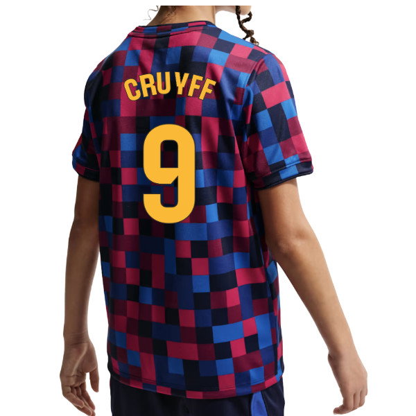 2026-2027 Barcelona Pre Match Shirt (Kids) (Cruyff 9)