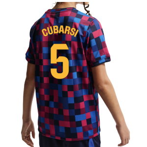 2026-2027 Barcelona Pre Match Shirt (Kids) (Cubarsi 5)