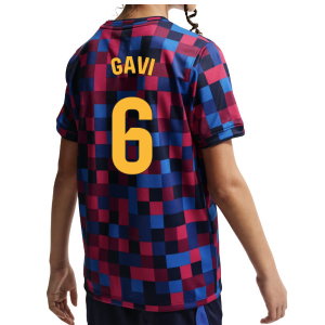 2026-2027 Barcelona Pre Match Shirt (Kids) (Gavi 6)