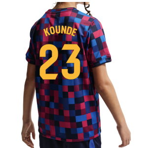 2026-2027 Barcelona Pre Match Shirt (Kids) (Kounde 23)