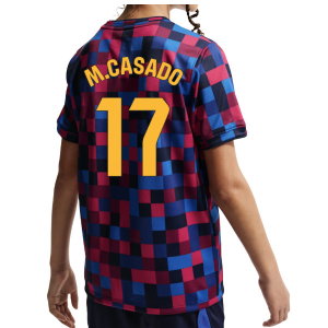 2026-2027 Barcelona Pre Match Shirt (Kids) (M.Casado 17)