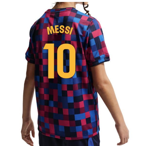 2026-2027 Barcelona Pre Match Shirt (Kids) (Messi 10)