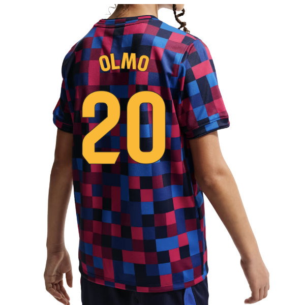 2026-2027 Barcelona Pre Match Shirt (Kids) (Olmo 20)