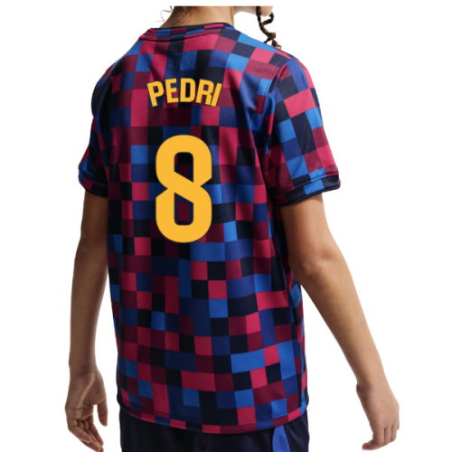 2026-2027 Barcelona Pre Match Shirt (Kids) (Pedri 8)