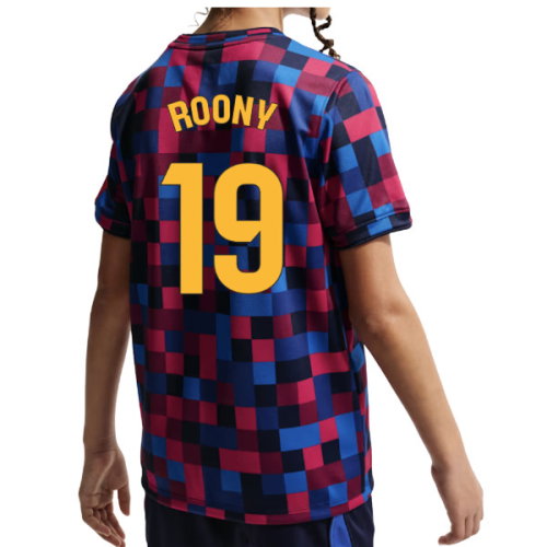 2026-2027 Barcelona Pre Match Shirt (Kids) (Roony 19)