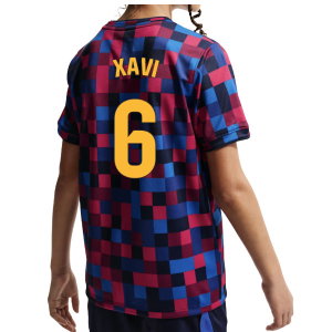 2026-2027 Barcelona Pre Match Shirt (Kids) (Xavi 6)
