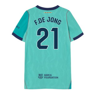 2026-2027 Barcelona Third Shirt (Kids) (F.De Jong 21)