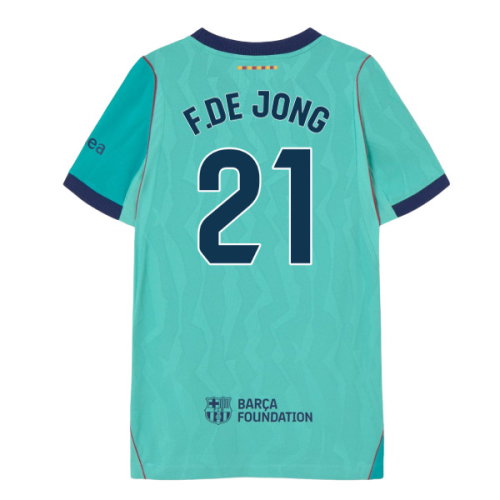 2026-2027 Barcelona Third Shirt (Kids) (F.De Jong 21)