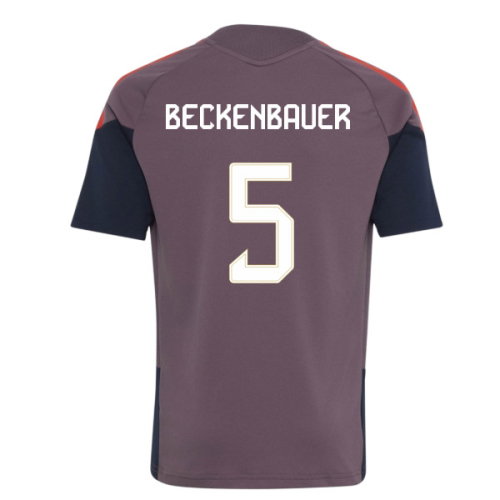2026-2027 Bayern Munich EU Training Jersey (Shadow Fig) - Kids (Beckenbauer 5)