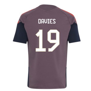 2026-2027 Bayern Munich EU Training Jersey (Shadow Fig) - Kids (Davies 19)