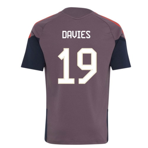 2026-2027 Bayern Munich EU Training Jersey (Shadow Fig) - Kids (Davies 19)