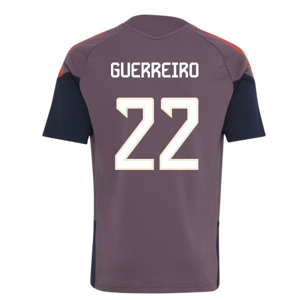 2026-2027 Bayern Munich EU Training Jersey (Shadow Fig) - Kids (Guerreiro 22)