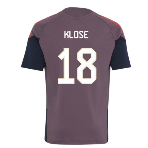 2026-2027 Bayern Munich EU Training Jersey (Shadow Fig) - Kids (Klose 18)