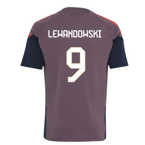 2026-2027 Bayern Munich EU Training Jersey (Shadow Fig) - Kids (Lewandowski 9)