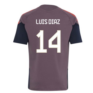 2026-2027 Bayern Munich EU Training Jersey (Shadow Fig) - Kids (Luis Diaz 14)