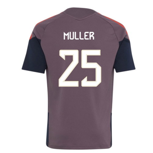 2026-2027 Bayern Munich EU Training Jersey (Shadow Fig) - Kids (Muller 25)