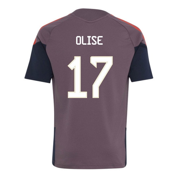 2026-2027 Bayern Munich EU Training Jersey (Shadow Fig) - Kids (Olise 17)