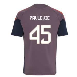 2026-2027 Bayern Munich EU Training Jersey (Shadow Fig) - Kids (Pavlovic 45)