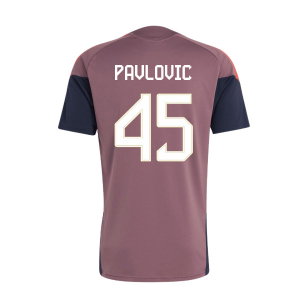 2026-2027 Bayern Munich EU Training Jersey (Shadow Fig) (Pavlovic 45)