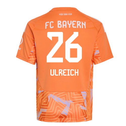 2026-2027 Bayern Munich Home Goalkeeper Shirt (Orange) - Kids (Ulreich 26)