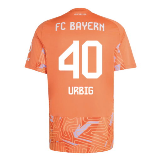 2026-2027 Bayern Munich Home Goalkeeper Shirt (Orange) (Urbig 40)
