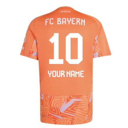 2026-2027 Bayern Munich Home Goalkeeper Shirt (Orange) (Your Name)
