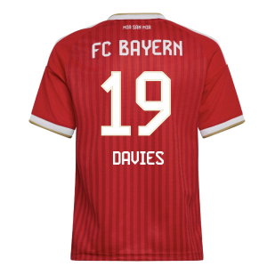 2026-2027 Bayern Munich Home Shirt (Kids) (Davies 19)