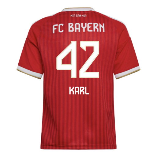 2026-2027 Bayern Munich Home Shirt (Kids) (Karl 42) 2026-2027 Bayern Munich Home Shirt (Kids) (Karl 42)