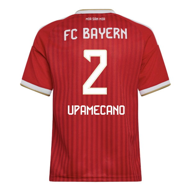 2026-2027 Bayern Munich Home Shirt (Kids) (Upamecano 2)