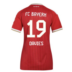 2026-2027 Bayern Munich Home Shirt (Womens) (Davies 19)