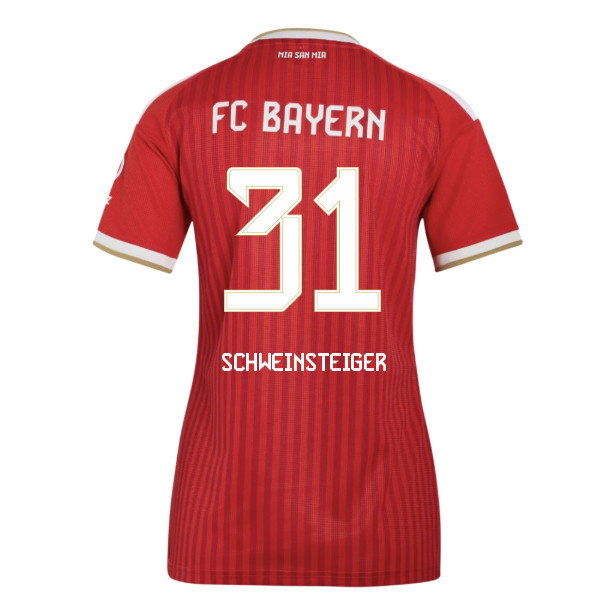 2026-2027 Bayern Munich Home Shirt (Womens) (Schweinsteiger 31)